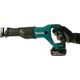 Аккумуляторная пила сабельная MAKITA DJR186RFE, 18 В, 2х3 Ач, з/у, набор пилок, дерево 255 мм, металл 130 мм, кейс, изображение 9