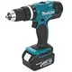 Аккумуляторный шуруповерт ударный MAKITA DHP453RFE, 18В, 2х3.0 Ач Li-ion, 13 мм, 0-400/0-1300 об/мин, 42/27 Нм, кейс