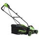 Аккумуляторная газонокосилка GREENWORKS GD40LM361, 40V, 36 см, бесщеточная, c 1хАКБ 4Ач и ЗУ, изображение 4