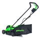 Аккумуляторная газонокосилка GREENWORKS GD24LM33K2, 33 см, 1х2 Ач, ЗУ, изображение 3