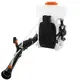 Опрыскиватель STIHL SR 420, 2.6 кВт, 13 л, 1.26 м3/ч, дальность 12 м, радиус по вертикали 11.5 м, 11.1 кг