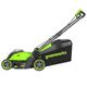 Аккумуляторная газонокосилка GREENWORKS GD40LM411, 40V, бесщеточная, 41 см, 1х5 Ач, ЗУ, изображение 2