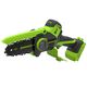 Аккумуляторная пила цепная GREENWORKS CS2410AA1, 24 В, мини 10 см, без АКБ и ЗУ, изображение 2