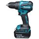 Аккумуляторный шуруповерт MAKITA DDF490SF1J, LXT 18В BL, XPT, 13 мм, 50/27 Нм, 1х3,0 Ач, АКБ, ЗУ, кейс Makpac2, изображение 2