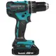Акк. шуруповерт ударный MAKITA DHP485SYE, LXT BL 18В, 13 мм, 50/27 Нм, 2x1.5 Ач, з/у, изображение 2