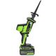 Акк. пила сабельная GREENWORKS GPT-CRS-25, б/щет, 24V, 0-3000 об/мин, рез 80 мм дер, LED, 1х4 Ач, ЗУ, кор (1200507CUB), изображение 8