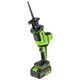 Акк. пила сабельная GREENWORKS GPT-CRS-25, б/щет, 24V, 0-3000 об/мин, рез 80 мм дер, LED, 1х4 Ач, ЗУ, кор (1200507CUB)