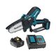 Акк. пила цепная MAKITA DUC101SF, LXT BL 18В, 320 Вт, 4"/10 см, 0.325", 1.1мм, 8 м/с, XPT, (BL1830B, DC18SD), изображение 3