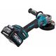 Акк. угловая шлиф. машина MAKITA GA013GU101, XGT BL 40В, 125 мм, 8500 об/м, 1x4.0 Ач BL4040F, DC40RA, Makpac4, изображение 3