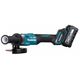 Акк. угловая шлиф. машина MAKITA GA013GU101, XGT BL 40В, 125 мм, 8500 об/м, 1x4.0 Ач BL4040F, DC40RA, Makpac4, изображение 5