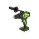 Акк. шуруповерт ударный GREENWORKS GD24DD140, 24 В, 140 Нм, 0-550/2100 об/мин, БЗП 13 мм, бесщеточный, без АКБ и ЗУ (3707607)