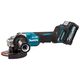 Акк. угловая шлиф. машина MAKITA GA013GU201, ADT, XGT BL 40В, 125 мм, 8500 об/м, 2x4.0Ач BL4040F, DC40RA, Makpac4