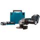 Акк. угловая шлиф. машина MAKITA GA013GU201, ADT, XGT BL 40В, 125 мм, 8500 об/м, 2x4.0Ач BL4040F, DC40RA, Makpac4, изображение 4