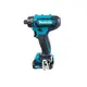 Акк. дрель-шуруповёрт MAKITA DF033DWAE, CXT 12В max, 1/4", 30/14 Нм, 2х2.0 Ач, з/у, изображение 2