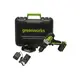 Акк. шуруповерт ударный GREENWORKS GD24DD60k2, 24 В, 1х2 Ач, 60 Нм, 0-600/1800 об/мин, БЗП 13 мм, бесщеточный, ЗУ, кейс (3704107UA), изображение 4