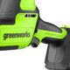 Акк. пила сабельная GREENWORKS GPT-CRS-25, б/щет, 0-3000 об/мин, рез 80 мм, LED, 1х4 Ач, ЗУ, кор. (1200507CUB), изображение 7