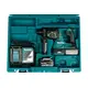 Акк. перфоратор MAKITA DHR242RFE, SDS+, 18 В, 2.4 Дж, 3.3 кг, Li-ion 2х3 Ач, 3 реж, кейс, изображение 9