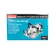 Акк. пила дисковая MAKITA RS002GZ, XGT BL 40В, 260 мм, 0-56 гр., 30 мм, макс рез 95 мм, эл. тормоз, плавный пуск, XPT, AWS, без АКБ и ЗУ, изображение 15