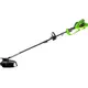 Акк. триммер GREENWORKS GD40BC, 40 В, б/щ мотор DigiPro, 1*4Ач, ЗУ, 40 см, леска 2 мм, нож, изображение 3