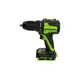 Акк. шуруповерт GREENWORKS DD345, 24В, 27/45Нм, Li-Ion, 0-450/1850об/мин, БЗП13мм, бесщеточный DigiPro, LED (3708307) без АКБ и ЗУ, изображение 2