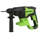 Акк. перфоратор GREENWORKS GD24SDS2, 24В, SDS-plus, бесщеточный, 2 Дж, без АКБ и ЗУ  (3803007), изображение 3