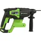 Акк. перфоратор GREENWORKS GD24SDS2, 24В, SDS-plus, бесщеточный, 2 Дж, без АКБ и ЗУ  (3803007), изображение 7