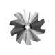 Нож для мотокосы TUSCAR BB0165, Professional, 255x25.4x1.4x10T, Shuriken, изображение 2