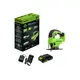 Акк. лобзик GREENWORKS GD24JS90, 24 В., б/щет, 90 мм, 0-3000/мин, 4 ст.маятник, LED, 1х4 Ач, ЗУ, кор (3601707CUB), изображение 8