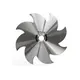 Нож для мотокосы TUSCAR BB0155, Professional, 255x25.4x1.4x8T, Shuriken, изображение 2