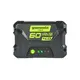 Аккумулятор GREENWORKS G60B4, 60V, 4 А.ч, Li-ion, время зарядки 60 мин (до -20°С), изображение 2
