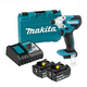 Аккумуляторный винтоверт ударный MAKITA DTD156RFE, LXT 18В, 1/4", 155 Нм (2x3.0 Ач, з/у)