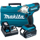 Акк. гайковерт ударный MAKITA DTW190RME, 18 В, 190 Нм, 1/2", 1.4 кг, 2х4 Ач, кейс