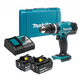 Аккумуляторный шуруповерт ударный MAKITA DHP453RFE, 18В, 2х3.0 Ач Li-ion, 13 мм, 0-400/0-1300 об/мин, 42/27 Нм, кейс