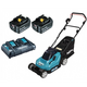 Газонокосилка аккумуляторная MAKITA DLM382PM2 (2xBL1840B,DC18RD)