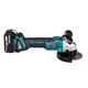 Аккумуляторная угловая шлифовальная машина MAKITA DGA504RT, LXT 18В BL ADT, AFT, XPT, 125мм, 8500 об/мин, пл. пуск, защ. от непр. включ. (1x5.0Ач, з/у), изображение 5