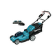 Акк. газонокосилка MAKITA DLM480CT2, LXT 2х18 В, 860 Вт, дека 48 см, 62 л, 4 в 1, XPT, (2xBL1850B, DC18SH)