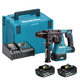Акк. перфоратор MAKITA DHR242RFE, SDS+, 18 В, 2.4 Дж, 3.3 кг, Li-ion 2х3 Ач, 3 реж, кейс