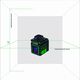 Нивелир лазерный ADA Cube 360 GREEN BASIC Edition, самовыравнивающийся, 40/70 м, точн. ±0.3 мм/1м, изображение 5