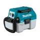 Акк. пылесос MAKITA DVC750LZ, LXT 18В, 1400 л/мин, 64 мбар, 7.5 л, 2 скор., сух./влаж., без АКБ и ЗУ